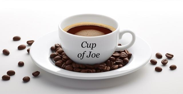 why is coffee called joe, cup of joe